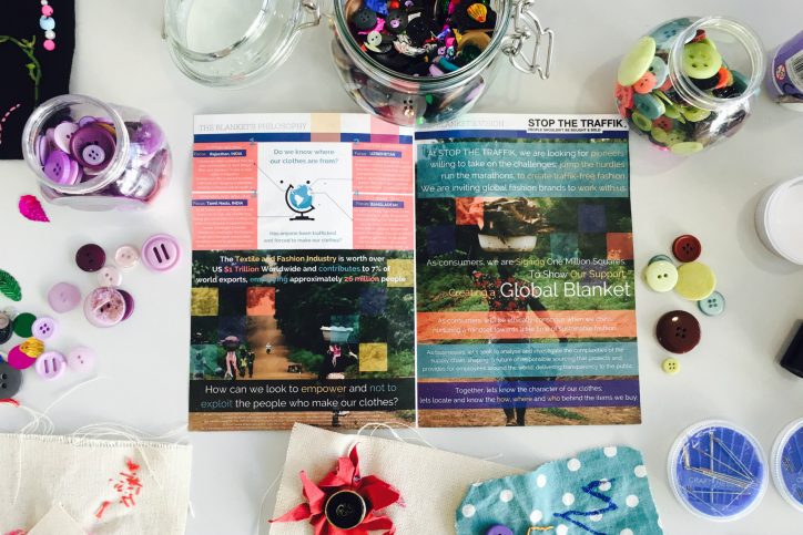 guide-to-the-global-blanket-campaign-surrounded-by-glitter-buttons-and-other-craft-items